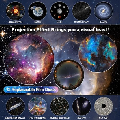 12 in 1 Planetarium Projector - White