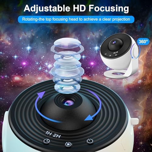 12 in 1 Planetarium Projector - White