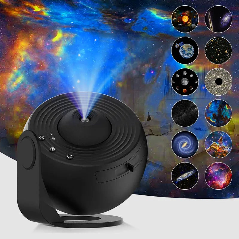 12 in 1 Planetarium Projector - Black