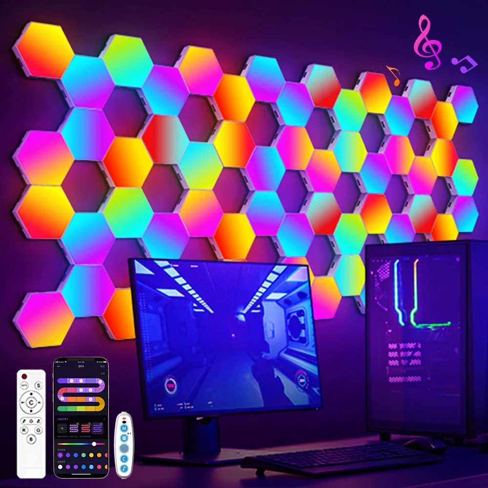 GlowSync RGB Hex Panels