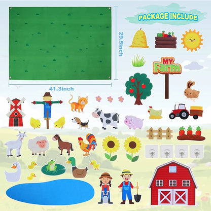 Farm-Themed Felt Board Kit