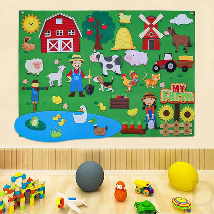 Farm-Themed Felt Board Kit