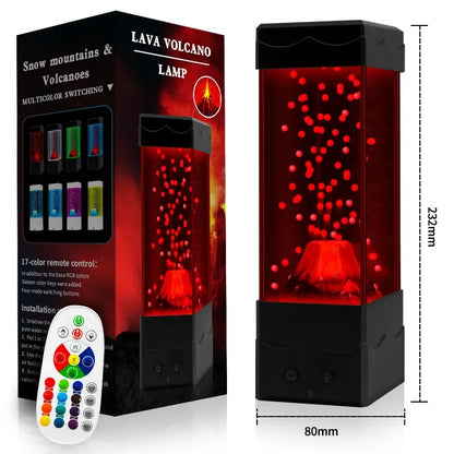 RBG Volcano Lava Lamp