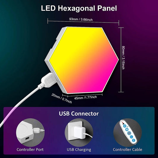 GlowSync RGB Hex Panels