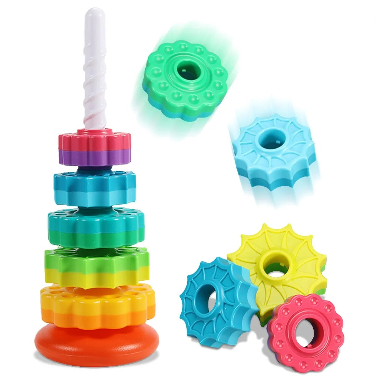 Rotating Rainbow Tower