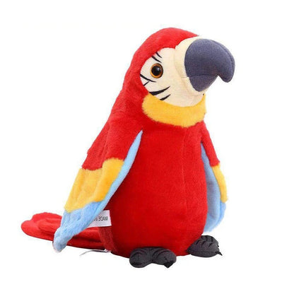 Interactive Talking Plush Parrot Toy