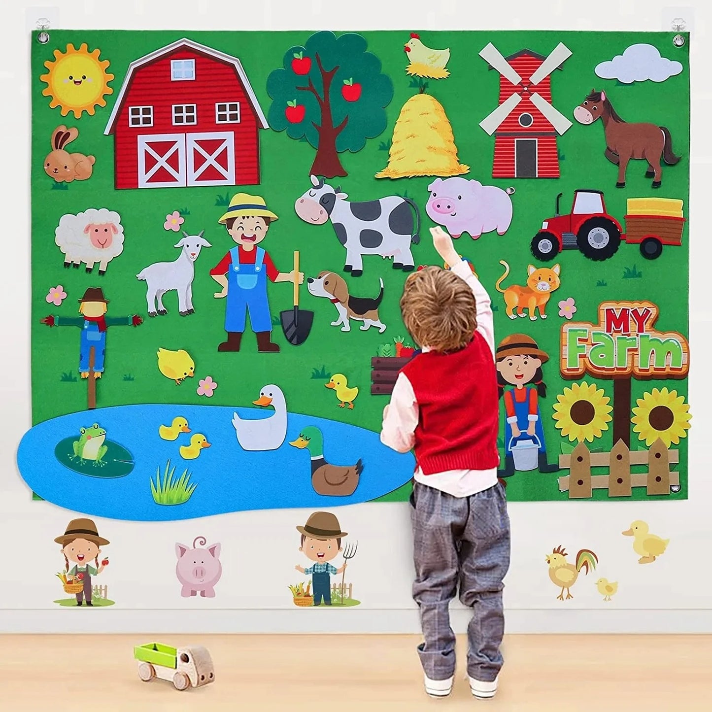 Farm-Themed Felt Board Kit