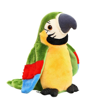 Interactive Talking Plush Parrot Toy